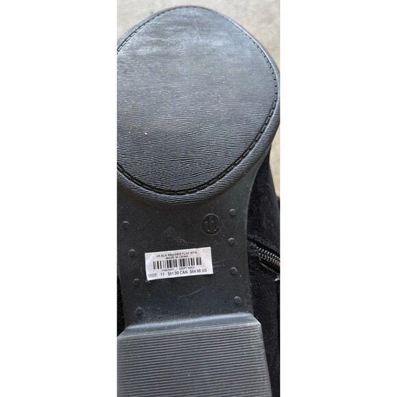 torrid Black 11605251 Faux Suede Ankle Boots Heel Life Stride Women’s Sz 11 - Picture 6 of 16